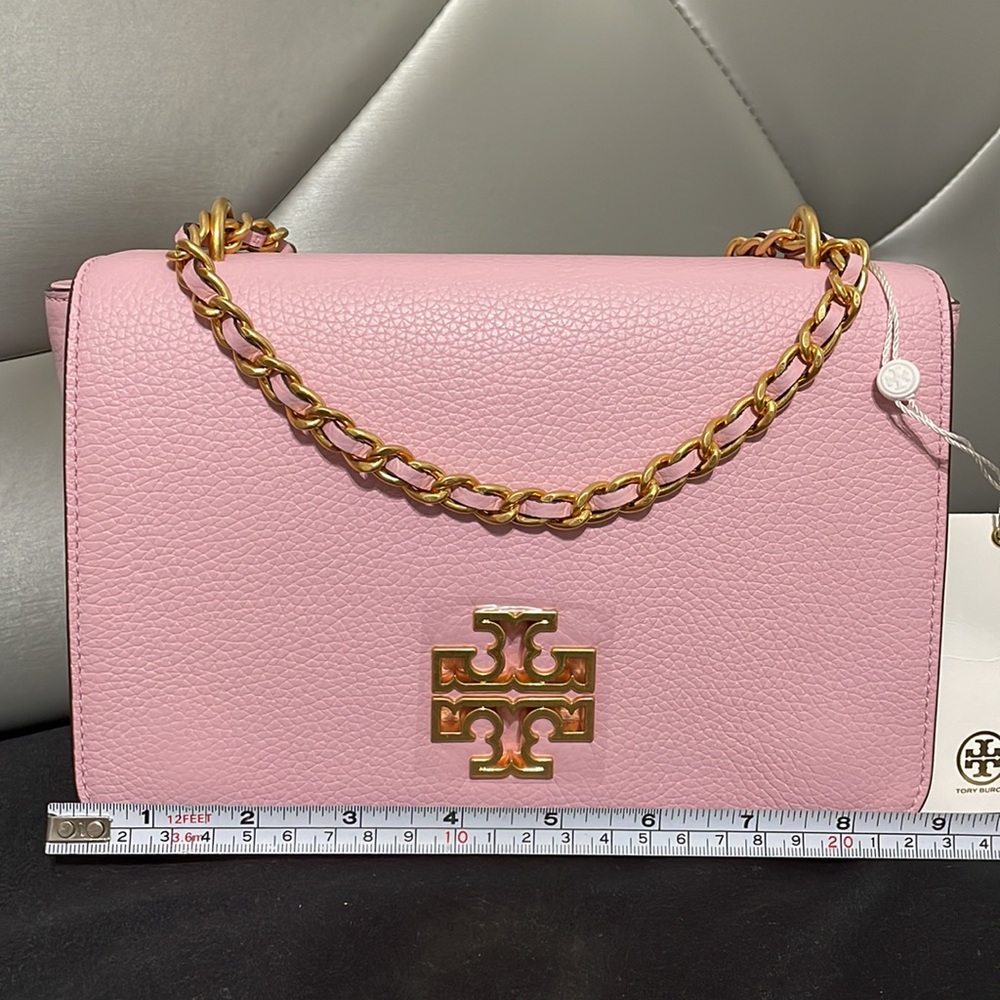 Tory Burch Britten Adjustable Shoulder Bag Set-Wallet—Surprise Lily/652 - Picture 2 of 16